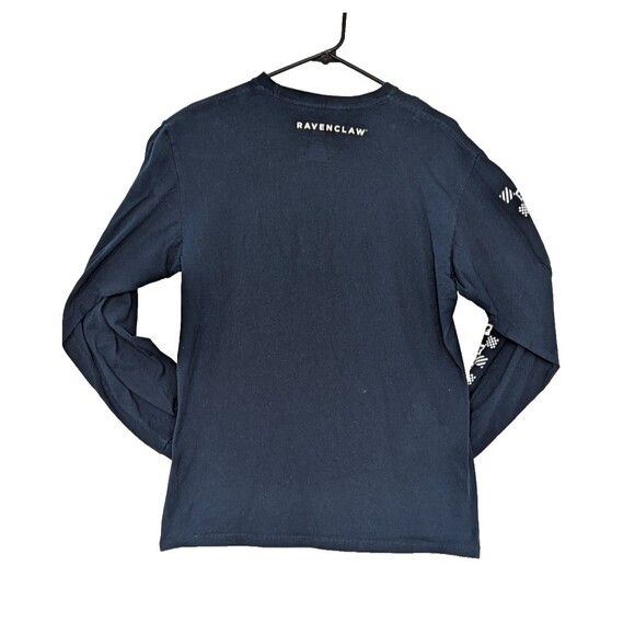 Vans x Harry Potter Mens Medium Ravenclaw Blue Long Sleeve Classic Fit Shirt - Picture 2 of 3